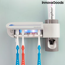 Charger l&#39;image dans la galerie, Stérilisateur Brosse à Dents UV avec Support et Distributeur de Dentifrice Smiluv
