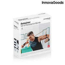 Charger l&#39;image dans la galerie, Set de Bandes de Résistance avec Accessoires et Guide d´Entraînement Rebainer InnovaGoods (pack de 5)
