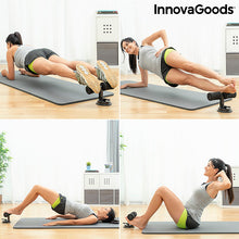 Charger l&#39;image dans la galerie, Barre de Maintien pour Abdominaux avec Fixation Ventouse et Guide d’Exercices CoreUp InnovaGoods
