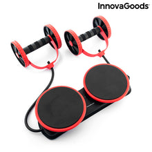 Charger l&#39;image dans la galerie, Rouleau pour Abdominaux avec Disques Rotatifs, Bandes Élastiques et Guide d&quot;Exercices Twabanarm InnovaGoods
