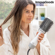 Charger l&#39;image dans la galerie, Brosse Volume Sèche-Cheveux Ionique Volumio InnovaGoods 1000W Blanc/Gris
