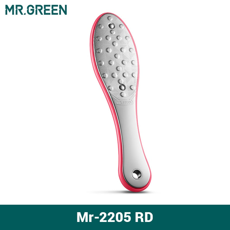 MR.GREEN Râpe pied en Acier Inoxydable