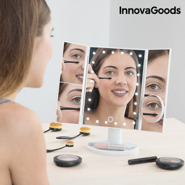 Miroir Grossissant avec LED 4-in-1 Ledflect